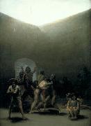 Francisco de Goya Courtyard with Lunatics or Yard with Madmen oil